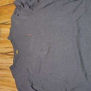 Men's Big & Tall Charcoal Polo Short Sleeve Tshirt EUC Sz 4xlt